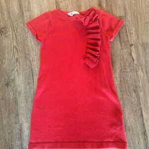 H&M Red Kids Dress with Ruffle Detail